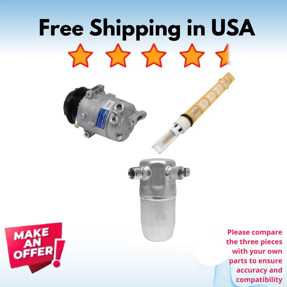 Kit Compressor A/C Fit Chevrolet Classic 2004-2005, Oldsmobile Alero 2002-2004 - Image 1 of 4
