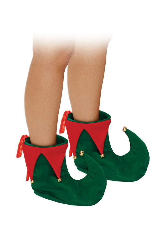 HENBRANDT ADULT ELF BOOTS SHOES CHRISTMAS XMAS FANCY DRESS COSTUME(W00 895 )