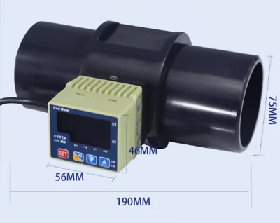 1PC New Fotek ATP-65-RS-PVC-JIS-EPDM Paddle Wheel Flow Meter Brand Free Ship - Image 1 of 3