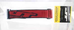 JT TAO WOVEN SPECTRA REPLACEMENT GOGGLE STRAP PROFLEX MASK BLACK RED - Picture 1 of 2