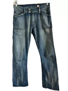 Guess Womens Boot Cut Jeans Sz 32 Denim Cotton Mid Rise Light Wash 90’s Y2K - Picture 1 of 12