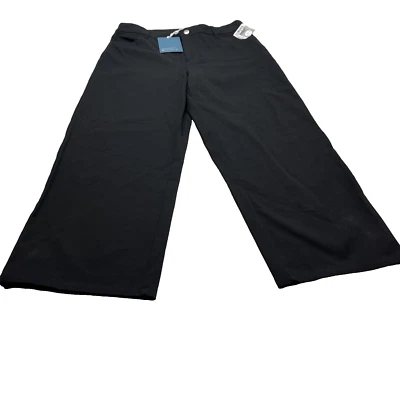 Market & Spruce Pant Womens size 8 Black Straight Leg High Rise Demin Chino New - Image 1 of 4