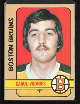 1972-73 Topps #85 Carol Vadnais Boston Bruins Excellent - Image 1 of 2