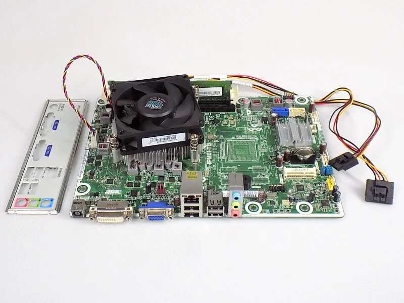 Mainboard CPU RAM Bundle: HP IPM61-TB mATX + Intel Core i3-3240T + 8GB DDR3 TOP - Bild 1 von 1