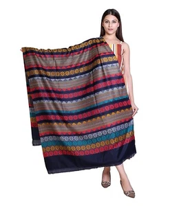 Stola scialle donna Kashmir lana avvolgente morbida e calda W14 - Foto 1 di 1