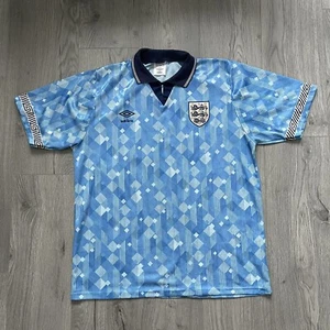 England 1990 Umbro 3rd Shirt Vintage Italia 90 Large (siehe Beschreibung) - Bild 1 von 24