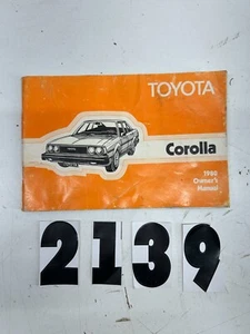 1980 Toyota Corolla Owner Manual - Picture 1 of 3