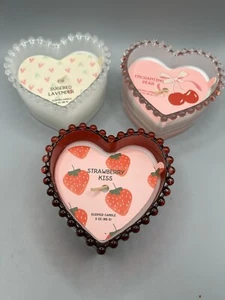 Target Bullseye Playground Valentine 2025 Candles Lavender Pear Strawberry NEW - Picture 1 of 9