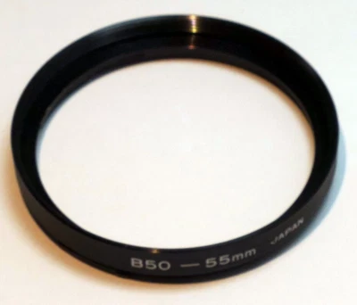 B57 B50 to 55mm filter step-up ring for Hasselblad Bayonet filter adapter - 500 - Image 1 of 4