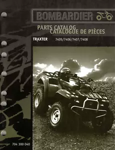 Genuine Bombardier Owner's Parts List/Schematic Manual/Catalog 1999 Traxter 500 - Picture 1 of 5