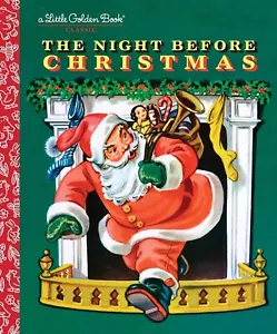 THE NIGHT BEFORE CHRISTMAS Clement C. Moore (Hardback) Little Golden Book *NEW* - Imagen 1 de 1