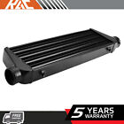 27"X7"X2.5" Universal Turbo Intercooler 2.5"O.D. Inlet And Outlet Aluminum Black