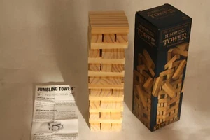 Jenga Classic Wood Block Strategy Game - Picture 1 of 7
