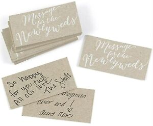 Message for the Newlyweds - Wedding Advice Cards - Set of 25 - MW21899