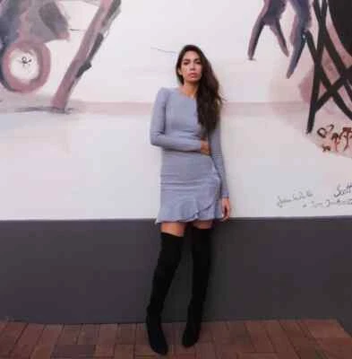 Nuevo con etiquetas Vestido Kookai Fremont Talla 36 (AU 8) Desnudo/Negro Foto 1 de 4