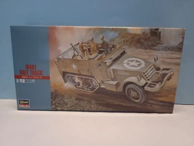M4 A1 Half Track  Plastic Model Kit Scala 1/72 Mt7 Hasegawa - Immagine 1 di 3