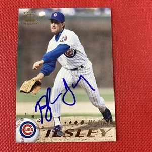1995 Pacific Crown Collection Blaise Ilsley #73 Auto Signed Autograph Cubs