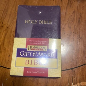Hendrickson Bible King James Version Royal Purple Imitation Leather New - Picture 1 of 2