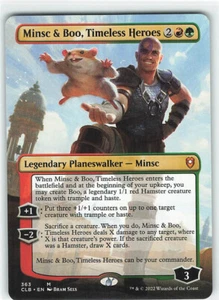 Minsc & Boo, Timeless Heroes (Borderless) - CL: Battle for Baldur's Gate (CLB) - Picture 1 of 2