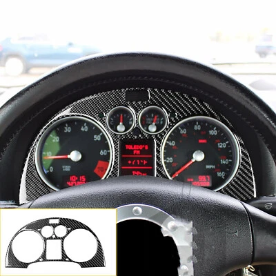 Panel velocímetro coche fibra carbono cubierta pegatina para Audi TT MK1 8N 2001-2006 Foto 1 de 4