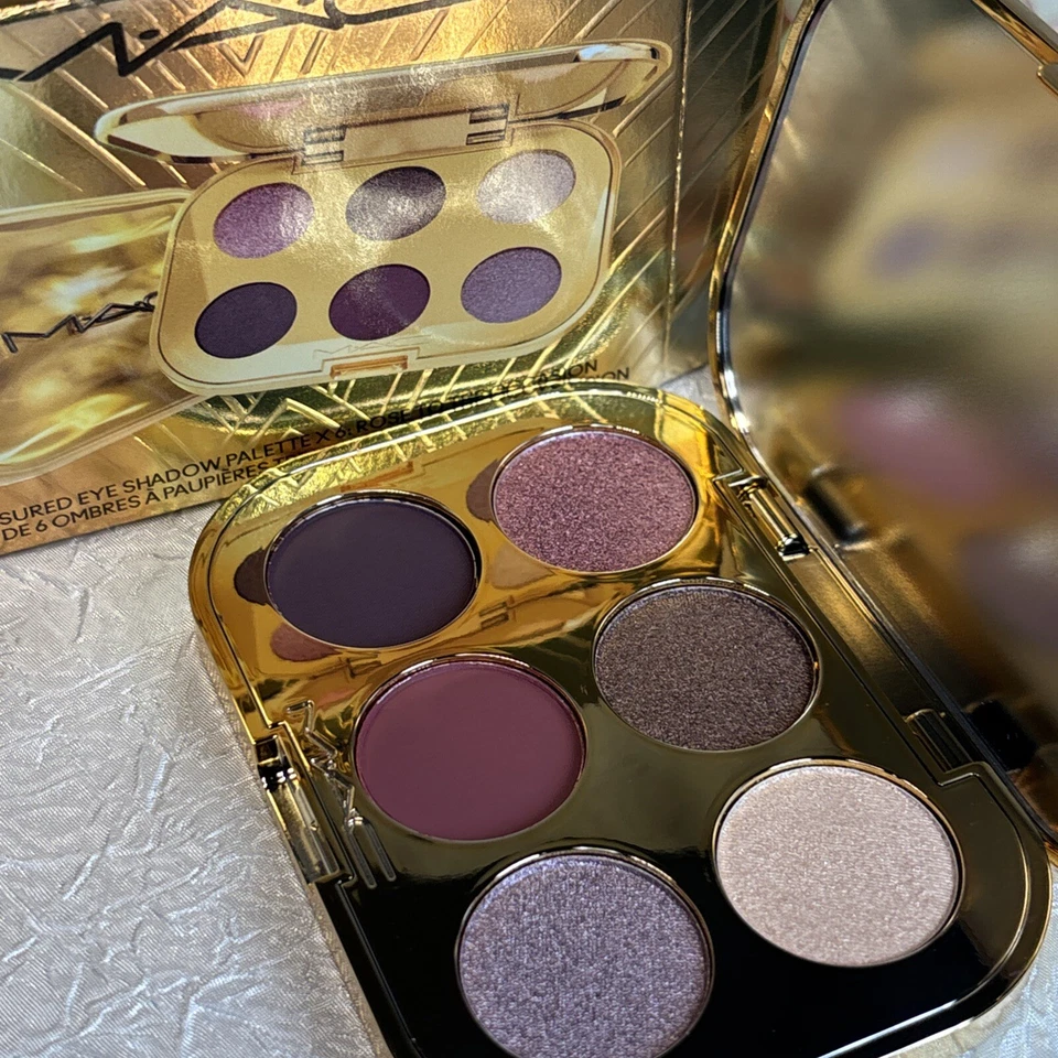 MAC Treasured Eye Shadow Palette X 6 Rose To The Occasion Dazzle - NIB FreeShip - Image 1 of 1