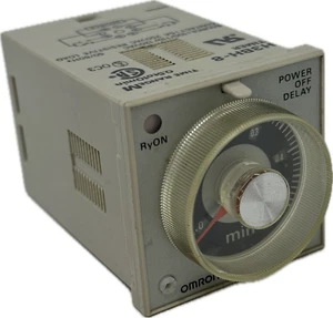 OMRON H3BH-8 TIMER 0.5-10MIN RANGE 100/110/120VAC 5A POWER OFF DELAY - Picture 1 of 5