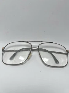 Vintage Geoffrey Beene GB65 Herren Brille Gunmetal Pilotenstil nur Gestell - Bild 1 von 6
