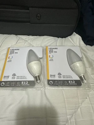 2 LEDARE LED 400 Lm 6 W E12 LED15166 - Image 1 of 2