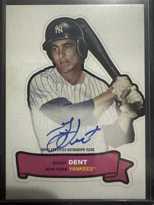 2024 Topps Archives - 1968 Topps Action All-Stars Autographs Bucky Dent #68AA-BD - Image 1 of 2