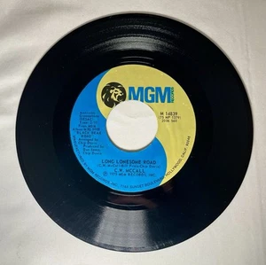 C.W. McCALL - CONVOY & LONG LONESOME ROAD - MGM RECORDS 45 - Picture 1 of 4