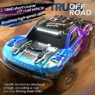 JJRC Q130C Brushless High Speed RC Car Drift Pickup Off Road Toy 2.4G Full Scale - Image 1 of 4