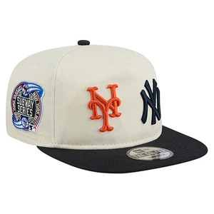 Men's New Era  Cream New York Yankees vs. New York Mets Subway Series Duel Logo - Picture 1 of 5