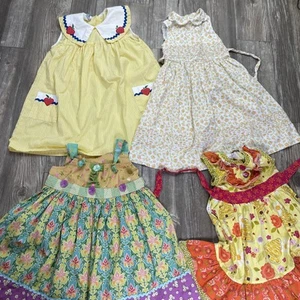 Mädchen Kleiderpaket (4) Größe 5-6 ärmellos Sommerkleid Matilda Jelly Mops Laura Ashley - Bild 1 von 14