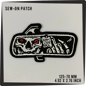 Scary Death Grim Reaper Dont Look Back, Death Grim Reaper patch embroidered - Picture 1 of 3