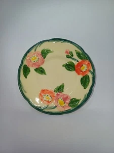 Hand decorated by Franciscan USA butter pat dish - Picture 1 of 3