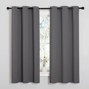 NICETOWN Thermal Insulated Grommet Blackout Curtains for Bedroom (2 Panels, W... - Picture 1 of 8