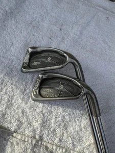 NICE PING ISI-K WHITE DOT 6-7 IRON PING JZ CUSHIN STIFF STEEL 39.25" MENS RH - Picture 1 of 5