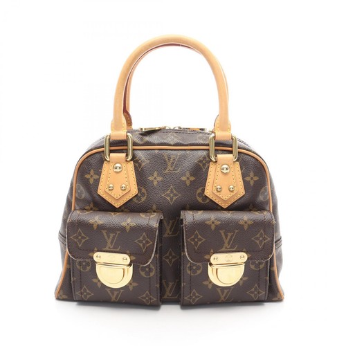 LOUIS VUITTON（LV） Borsa a mano Louis Vuitton Manhattan PM M40026 tela monogramma marrone usata donna LV