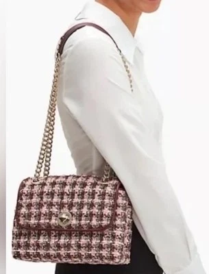 Bolso Bandolera Kate Spade New York Natalia Tweed Convertible Solapa Hombro Foto 1 de 4