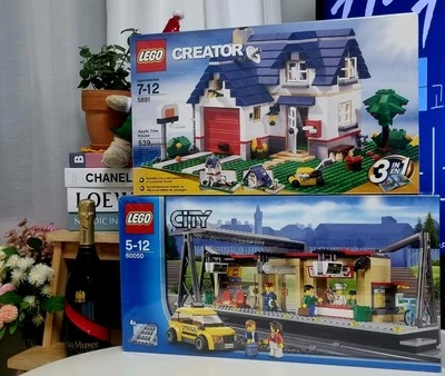 Lego City 60050 Stazione Ferroviaria Creatore 5891 Casa Albero di Mele Ritirato Non Aperto Set - Immagine 1 di 4