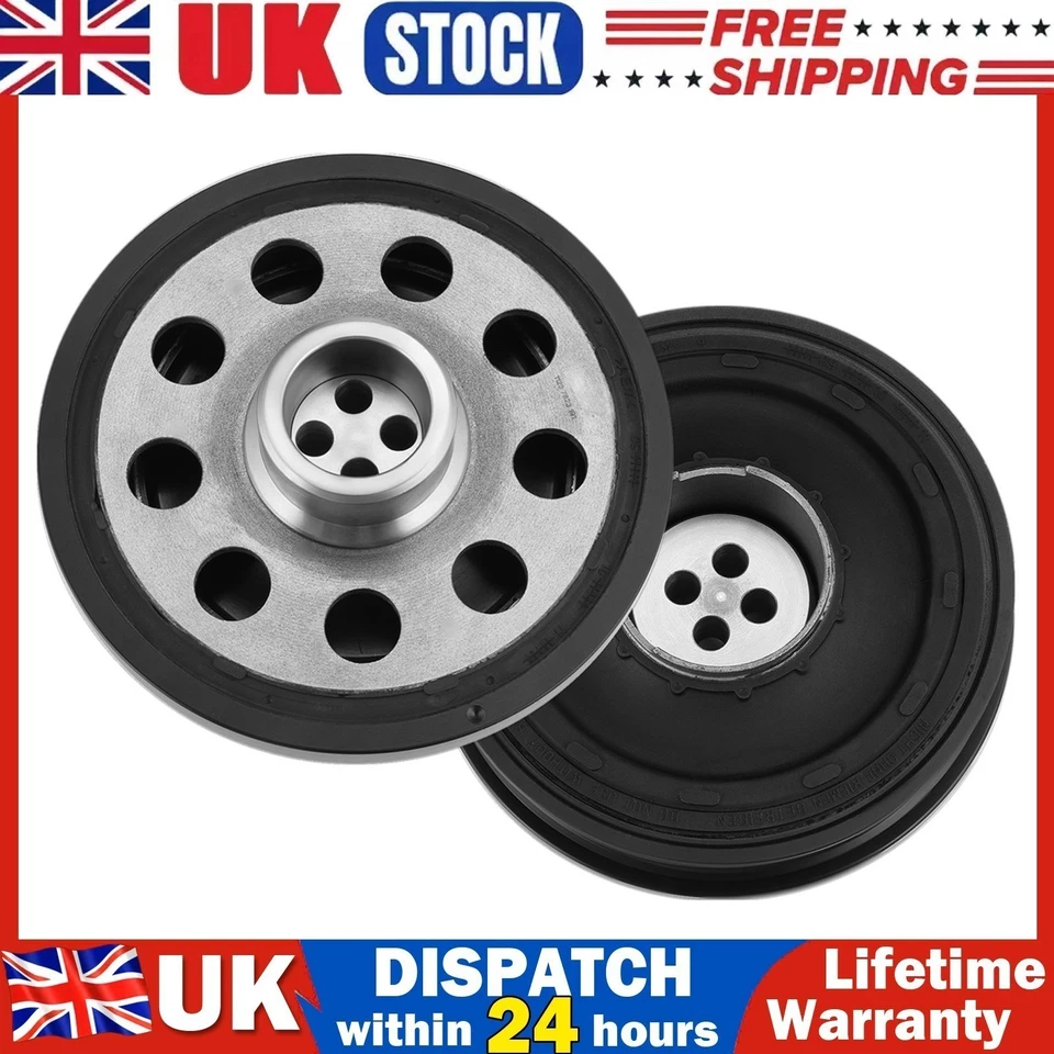Harmonic Balancer Crankshaft Pulley For BMW 1 3 5 Series 520d 320d 120d 118d N47 - Image 1 of 4