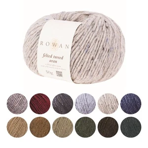 Rowan Felted Tweed Aran Alpaca Merino Wool Knit & Crochet Yarn 50gm All Shades - Picture 1 of 28