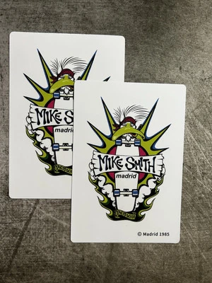 JUEGO DE PEGATINAS DE SKATE MADRID VINTAGE POWELL MIKE SKATE STICKERS G&S Foto 1 de 4