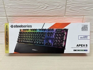 SteelSeries Apex 5 Blue Switch Mechanical Gaming Keyboard JIS  Used/Tested - Picture 1 of 12