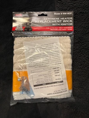 Dyna-Glo Calentador de Queroseno RW16CP Mecha de Repuesto con Encendedor Nuevo Sellado Foto 1 de 4