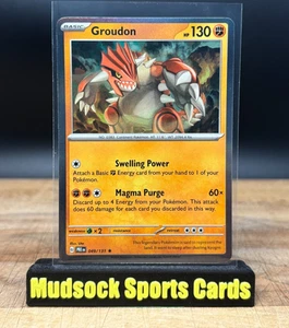 GROUDON - Pokémon - Scarlet & Violet - 049/131 - Holo - Rare - Picture 1 of 1