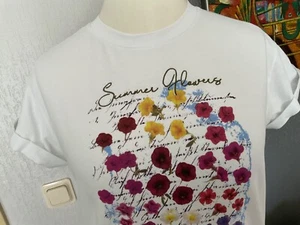 MAYFAIR LONDON Kurzarm-Shirt, weiß/Blumen, Gr. 40, neuwertig ´ - Bild 1 von 9