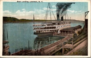 Postal BOAT LANDING Lewiston, Nueva York NY - Imagen 1 de 2