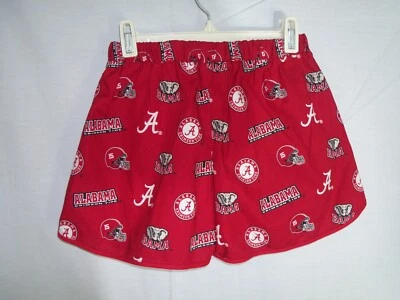 Youth Alabama Crimson Tide Shorts Handsewn Cotton Elastic Waist Medium - Image 1 of 4