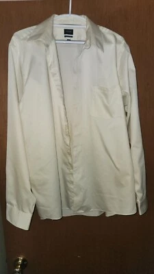 Camisa Arrow Off-white o Cream abotonada talla 17 1/2 Foto 1 de 3